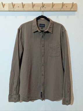 Lucky Brand Gauze Button Down